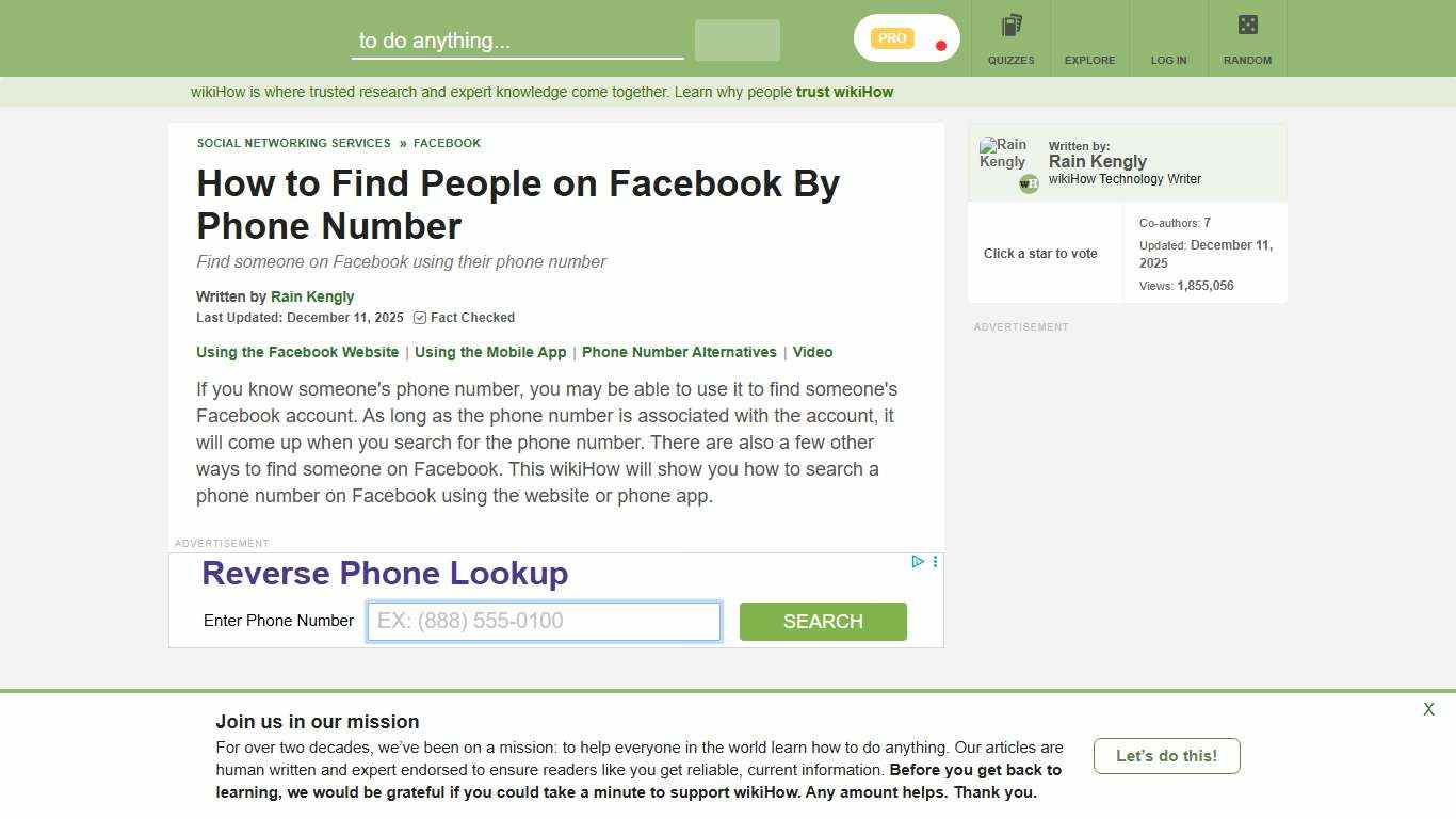 How to Search a Phone Number on Facebook: Desktop & Mobile